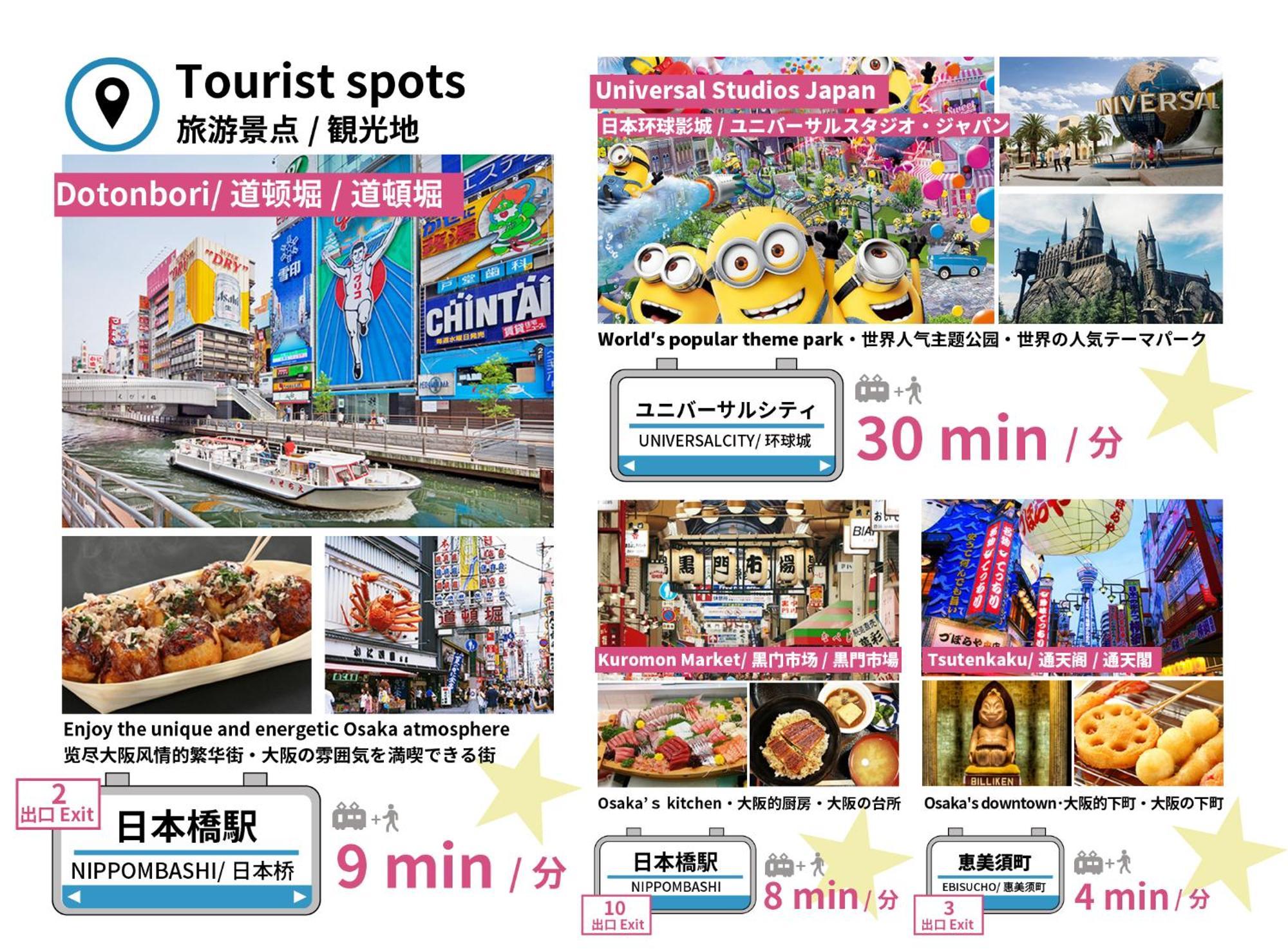 Bijou Suites Vivre 오사카 외부 사진